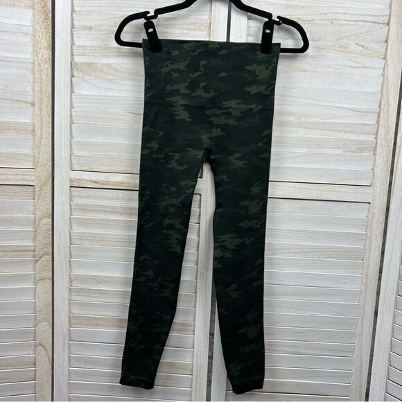 SPANX Camo Look At Me Now Seamless Leggings Medium - Picture 1 of 7
